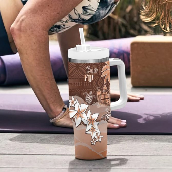 Bula Fiji Islandscustom Stanley Quencher 40Oz Stainless Steel Tumbler - Image 7