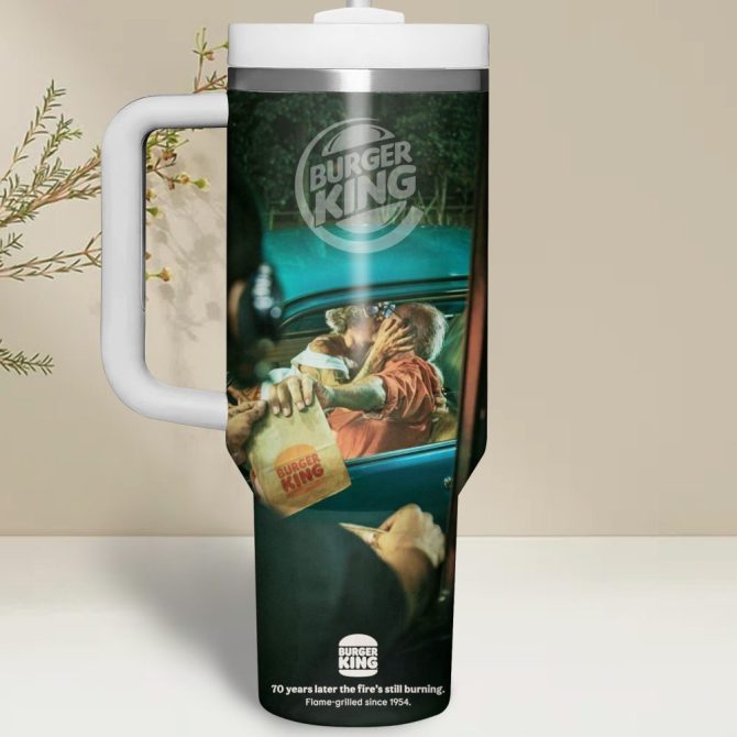 Burger King Food Custom Stanley Quencher 40Oz Stainless Steel - Image 3