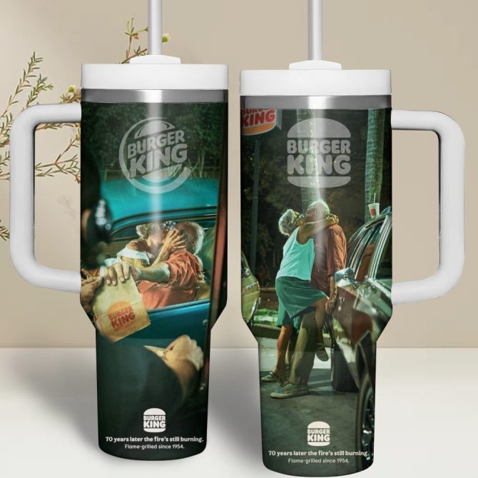 Burger King Food Custom Stanley Quencher 40Oz Stainless Steel