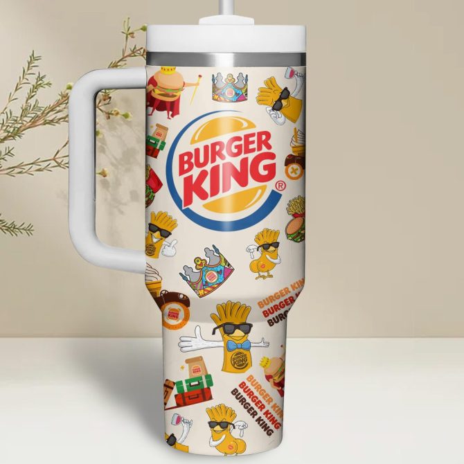 Burger King Food Custom Stanley Quencher 40Oz Stainless Steel - Image 3