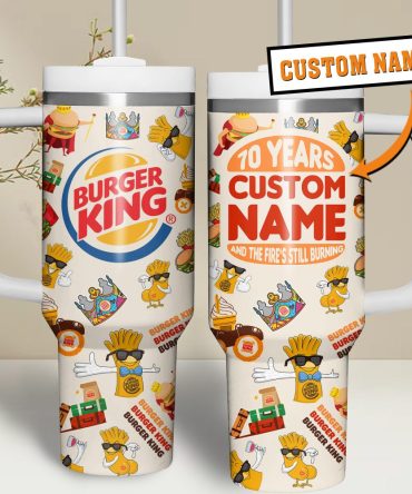 Burger King Food Custom Stanley Quencher 40Oz Stainless Steel