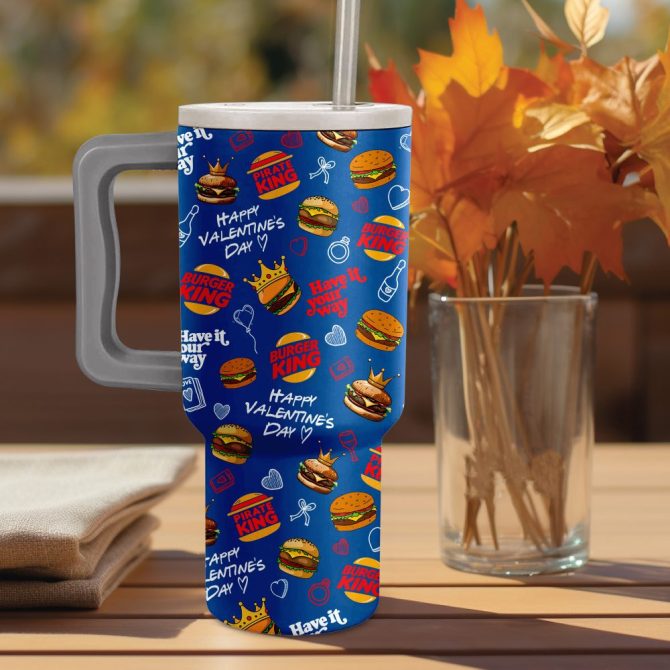 Burger King Food Custom Stanley Quencher 40Oz Stainless Steel - Image 3