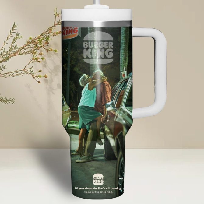 Burger King Food Custom Stanley Quencher 40Oz Stainless Steel - Image 2