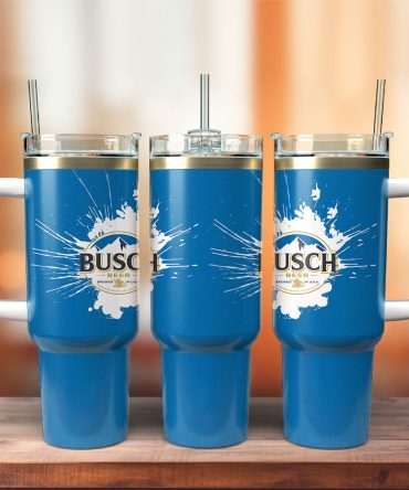 Busch Light Beer Custom Stanley Quencher 40Oz Stainless Steel Tumbler With Handle