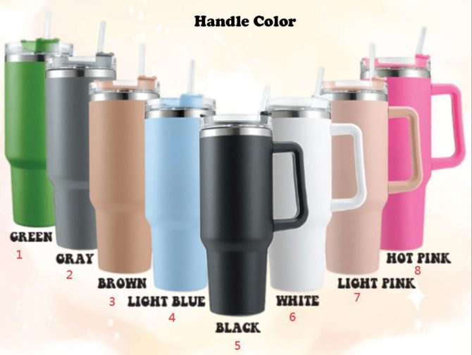 Busch Light Drinks Custom Stanley Quencher 40Oz Stainless Steel Tumbler - Image 4