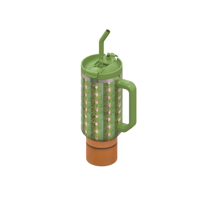 Cactus Custom Stanley Quencher 40Oz Stainless Steel Tumbler - Image 2