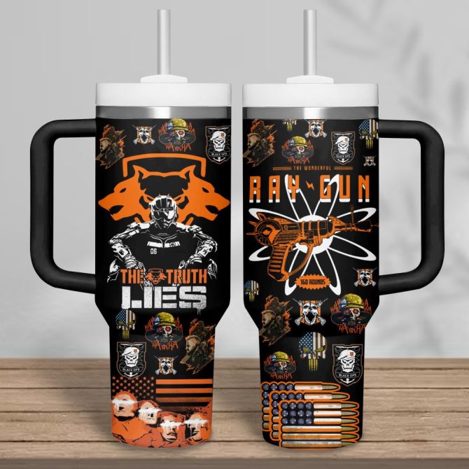 Call Of Duty Games Custom Stanley Quencher 40Oz Stainless Steel Tumbler With Handle - Image 2