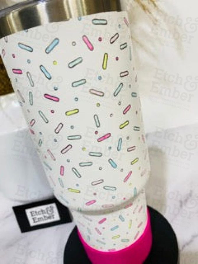 Candy Custom Stanley Quencher 40Oz Stainless Steel Tumbler - Image 2