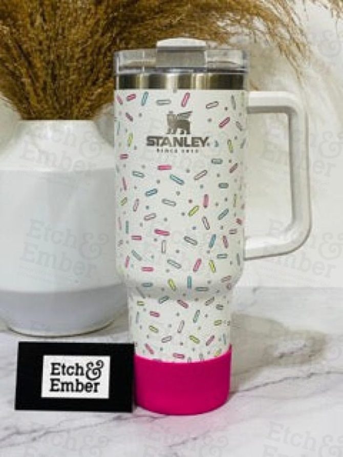 Candy Custom Stanley Quencher 40Oz Stainless Steel Tumbler