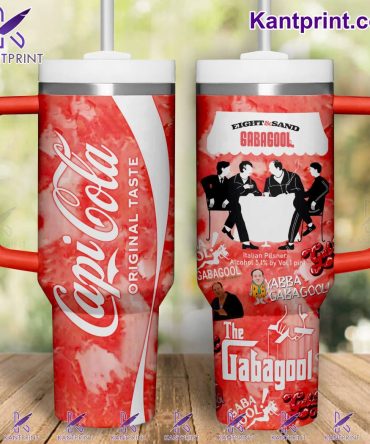 Capi Cola Drinks Custom Stanley Quencher 40Oz Stainless Steel Tumbler With Handle
