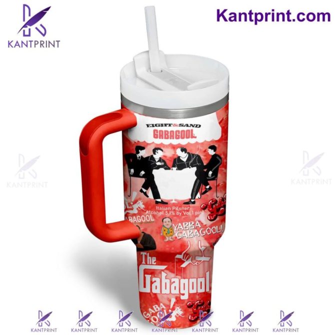 Capi Cola Drinks Custom Stanley Quencher 40Oz Stainless Steel Tumbler With Handle - Image 4