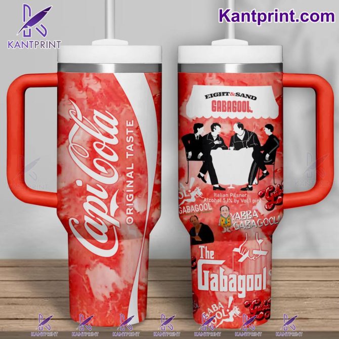 Capi Cola Drinks Custom Stanley Quencher 40Oz Stainless Steel Tumbler With Handle - Image 2