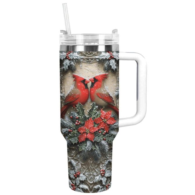 Cardinal Harmony Custom Stanley Quencher 40Oz Stainless Steel Tumbler With Handle