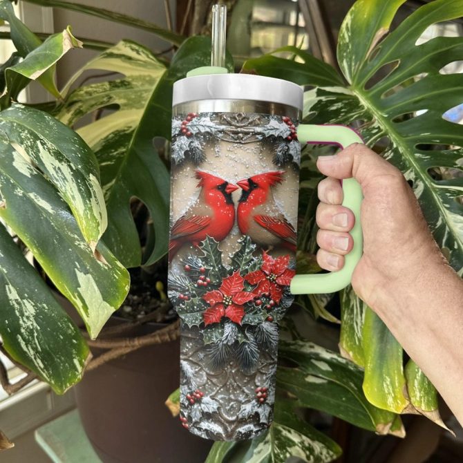 Cardinal Harmony Custom Stanley Quencher 40Oz Stainless Steel Tumbler With Handle - Image 4
