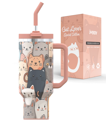 Cat Lover Custom Stanley Quencher 40Oz Stainless Steel Tumbler