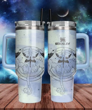Celestial Tairn And Andarna Fourth Wing Custom Stanley Quencher 40Oz Stainless Steel Tumbler With Handle
