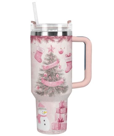 Cheer Christmas Custom Stanley Quencher 40Oz Stainless Steel Tumbler With Handle