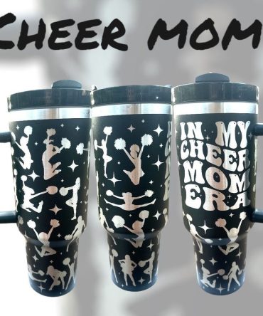 Cheer Mom Custom Stanley Quencher 40Oz Stainless Steel Tumbler