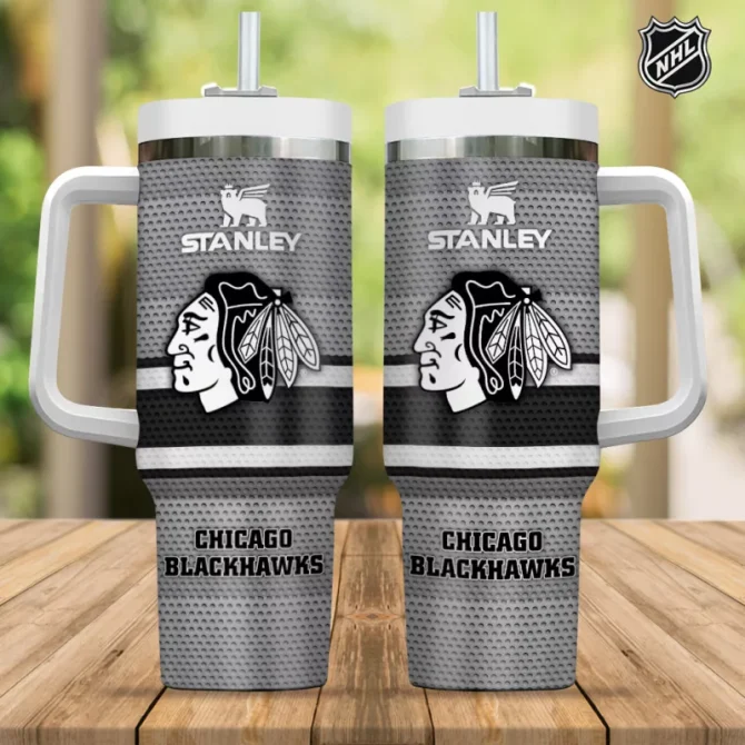 Chicago Blackhawks Nhl Custom Stanley Quencher 40Oz Stainless Steel Tumbler - Image 7