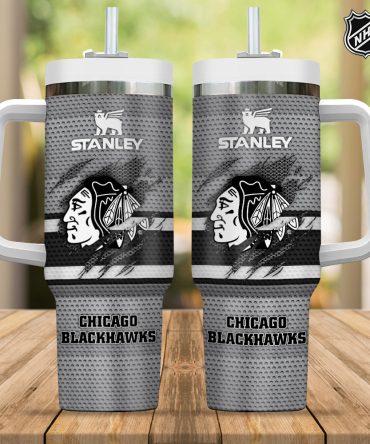 Chicago Blackhawks Nhl Custom Stanley Quencher 40Oz Stainless Steel Tumbler