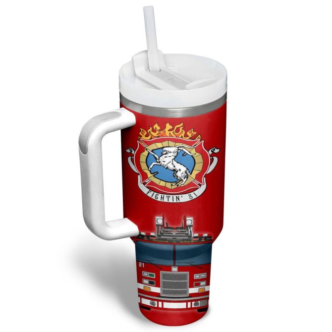 Chicago Fire Movies Custom Stanley Quencher 40Oz Stainless Steel Tumbler - Image 4