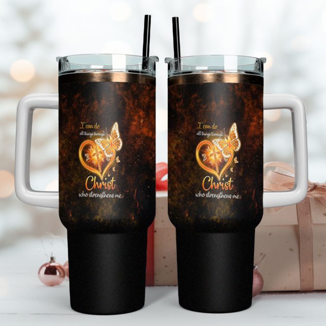 Christian Custom Stanley Quencher 40Oz Stainless Steel Tumbler With Handle - Image 4