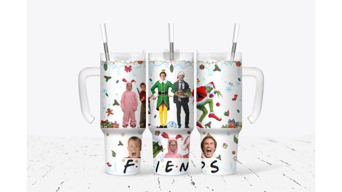 Christmas Funny Movie Tv Series Custom Stanley Quencher 40Oz Stainless Steel Tumbler With Handle