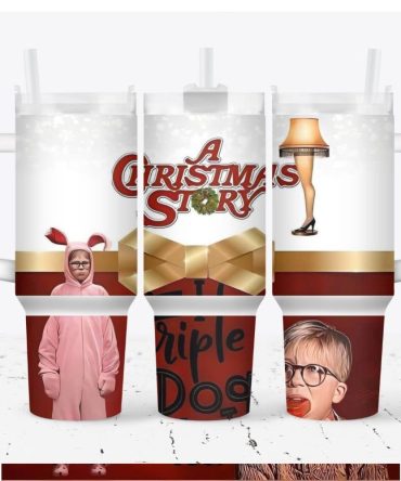 Christmas Story Tv Series Custom Stanley Quencher 40Oz Stainless Steel Tumbler With Handle