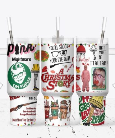 Christmas Story Tv Series Custom Stanley Quencher 40Oz Stainless Steel Tumbler With Handle