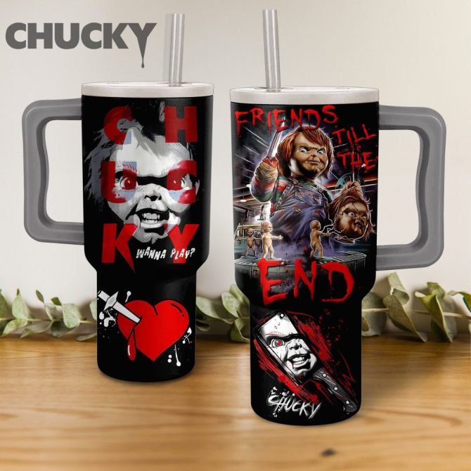 Chucky Tv Series Custom Stanley Quencher 40Oz Stainless Steel