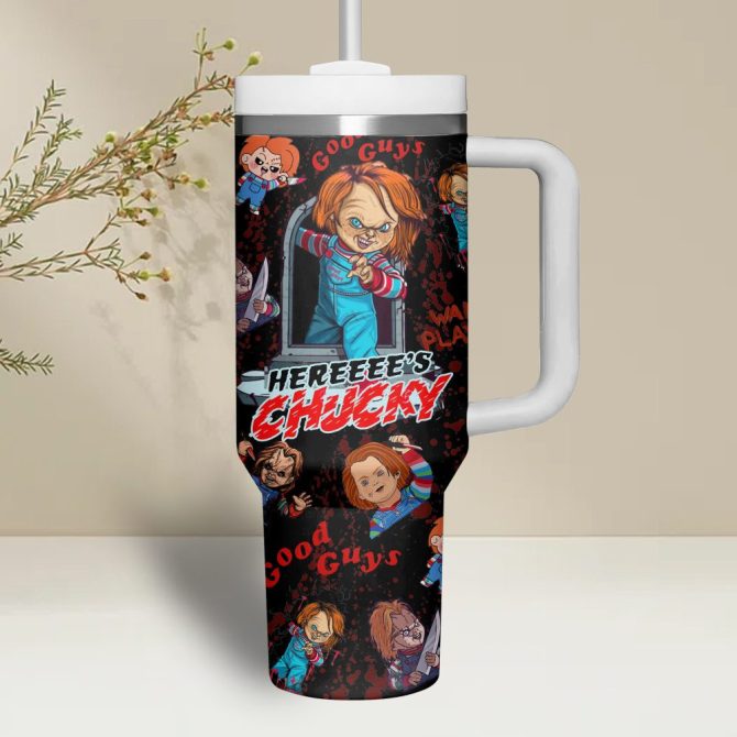 Chucky Tv Series Custom Stanley Quencher 40Oz Stainless Steel - Image 2