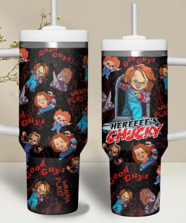 Chucky Tv Series Custom Stanley Quencher 40Oz Stainless Steel