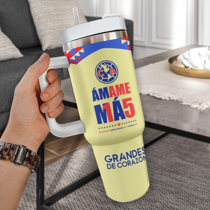 Club America Custom Stanley Quencher 40Oz Stainless Steel Tumbler With Handle - Image 2