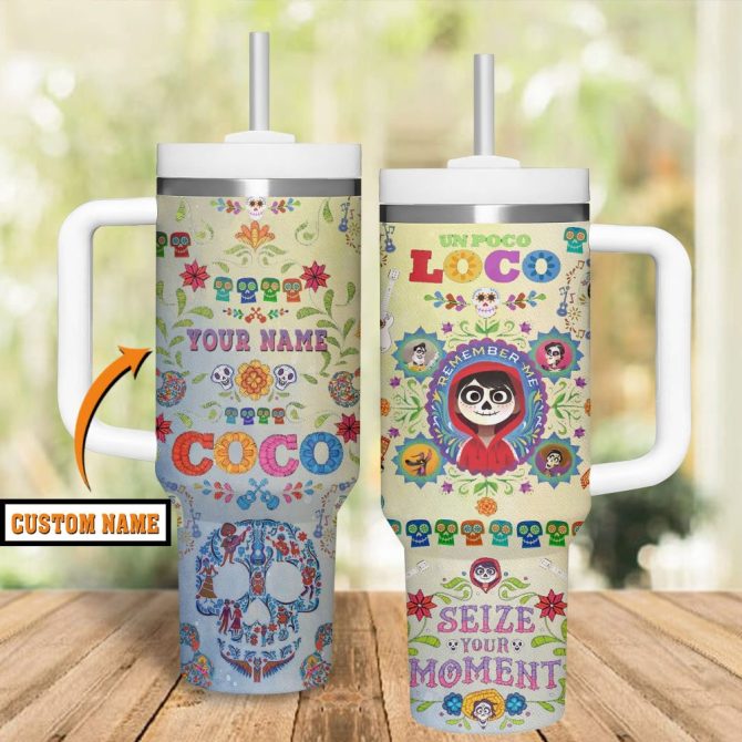 Coco Movies Custom Stanley Quencher 40Oz Stainless Steel Tumbler