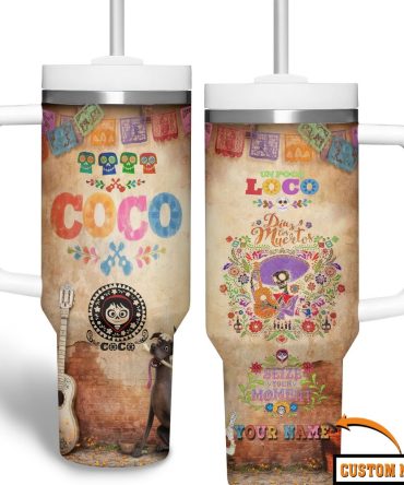 Coco Movies Custom Stanley Quencher 40Oz Stainless Steel Tumbler