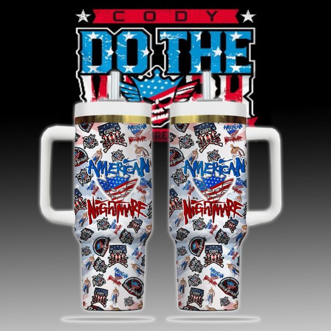 Cody Rhodes Sport Custom Stanley Quencher 40Oz Stainless Steel Tumbler