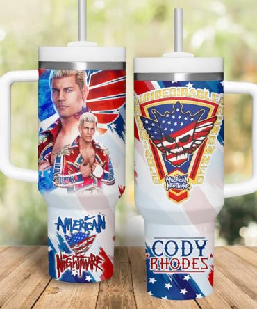 Cody Rhodes Sport Custom Stanley Quencher 40Oz Stainless Steel Tumbler