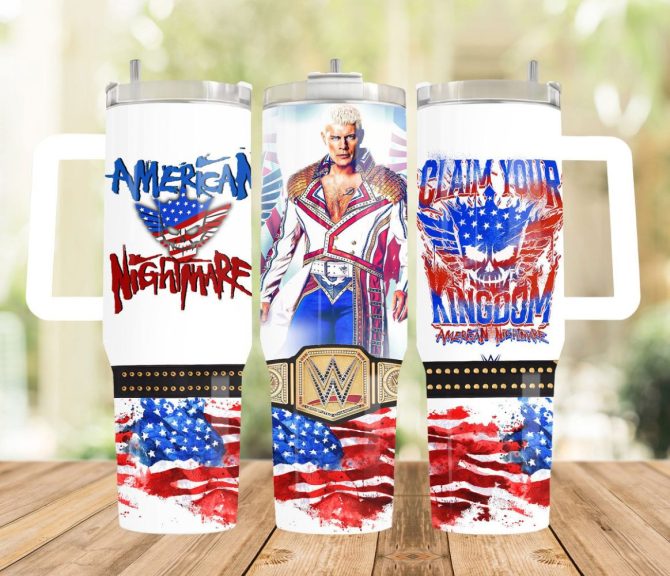 Cody Rhodes Sport Custom Stanley Quencher 40Oz Stainless Steel Tumbler