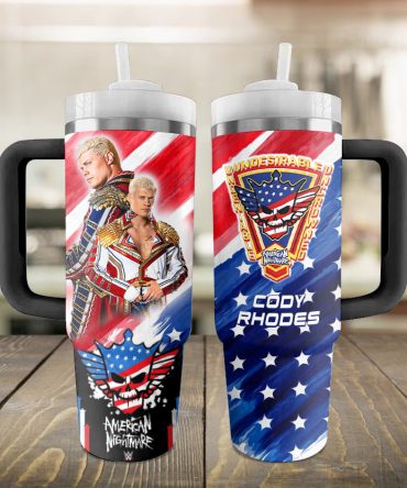 Cody Rhodes Sport Custom Stanley Quencher 40Oz Stainless Steel Tumbler