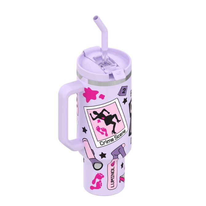 Cold Case Detective Tv Series Custom Stanley Quencher 40Oz Stainless Steel Tumbler - Image 7