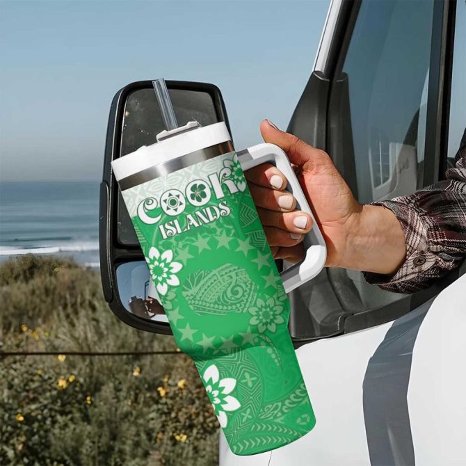 Cook Islands Custom Stanley Quencher 40Oz Stainless Steel Tumbler - Image 7