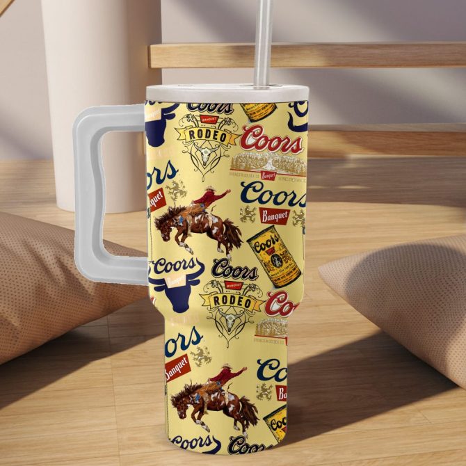 Coors Drinks Custom Stanley Quencher 40Oz Stainless Steel - Image 3