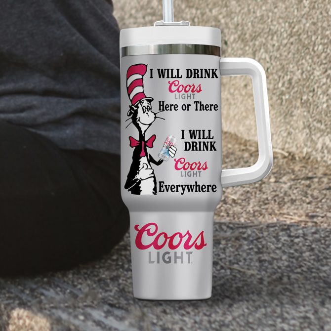 Coors Light Drinks Custom Stanley Quencher 40Oz Stainless Steel Tumbler - Image 2