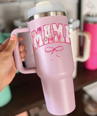 Coquette Mama Era Custom Stanley Quencher 40Oz Stainless Steel Tumbler