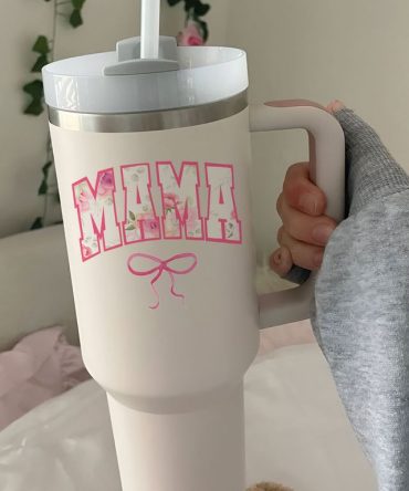 Coquette Mama Era Custom Stanley Quencher 40Oz Stainless Steel Tumbler