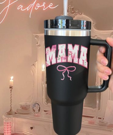 Coquette Mama Era Custom Stanley Quencher 40Oz Stainless Steel Tumbler