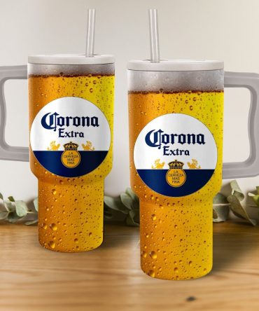 Corona Drinks Custom Stanley Quencher 40Oz Stainless Steel