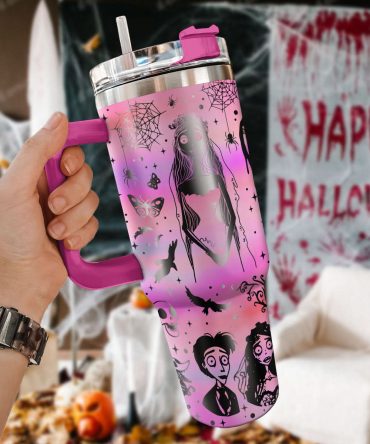 Corpse Bride Movies Custom Stanley Quencher 40Oz Stainless Steel Tumbler With Handle