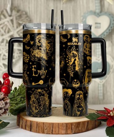 Corpse Bride Movies Custom Stanley Quencher 40Oz Stainless Steel Tumbler With Handle