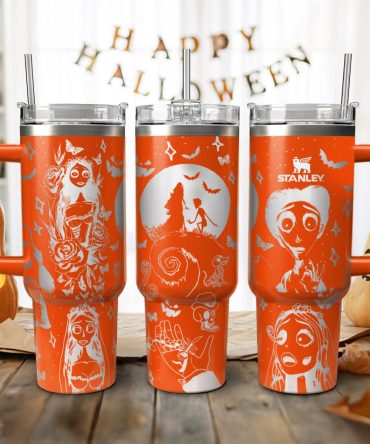 Corpse Bride Movies Custom Stanley Quencher 40Oz Stainless Steel Tumbler With Handle